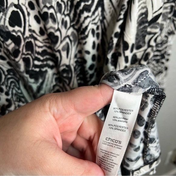 Chicos Pattern Design Blouse - Picture 7 of 9